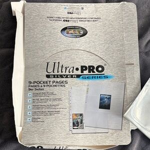 Ultra PRO Silver Series 9-Pocket Pages - Clear